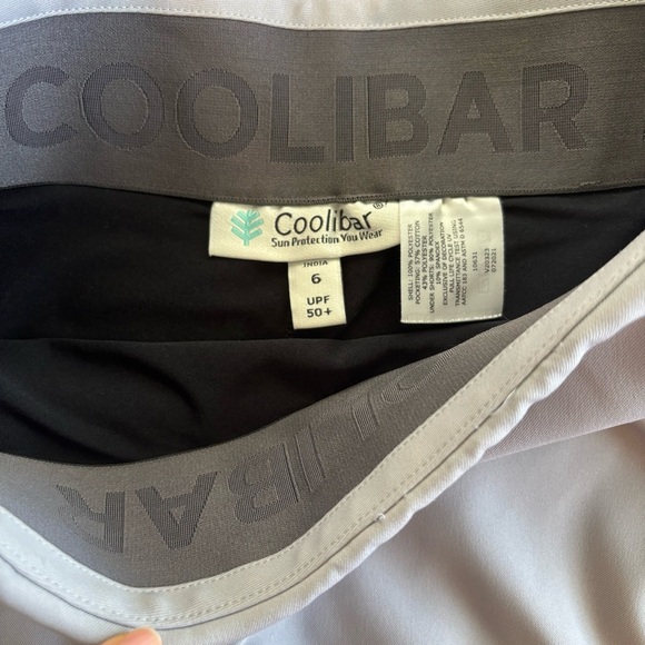 Coolibar Valorus Slate Golf Skort Size 6 UPF 50+ Athletic Sun Protection - Picture 9 of 10